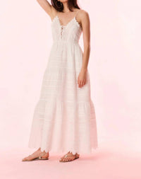 Loveshackfancy - Women's Terria Cotton Scalloped Maxi Dress