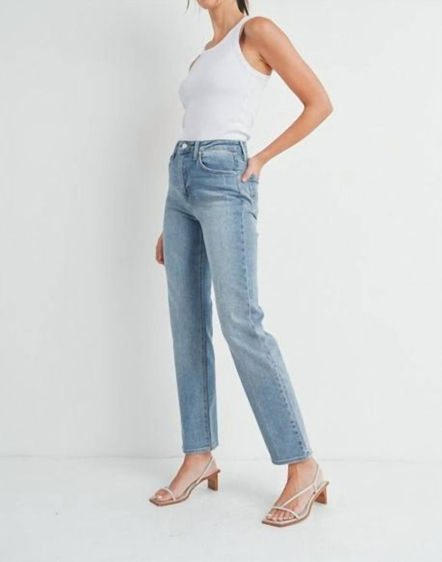 Just Black Denim - Full Length Everything Straight Jeans