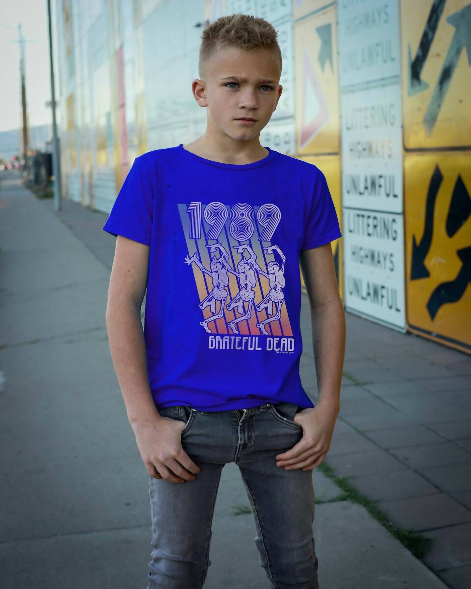 Rowdy Sprout - Boy's Grateful Dead Short Sleeve Tee
