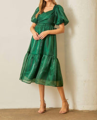 Polagram - Wrapped Tiered Midi Dress