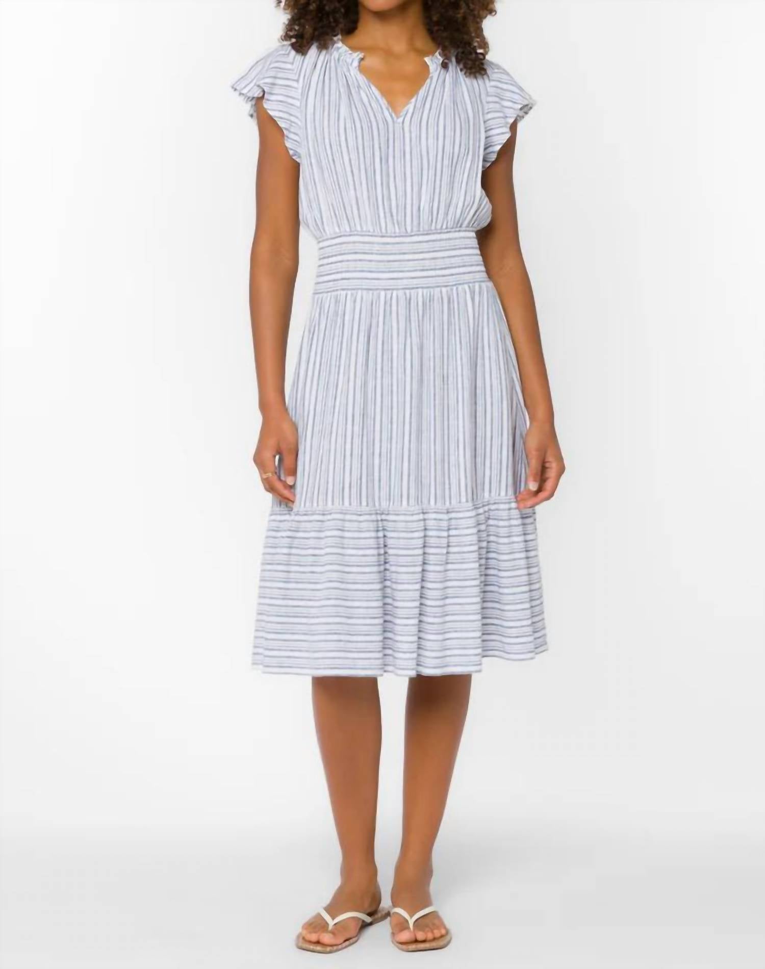 Velvet Heart - Ruffle Midi Dress