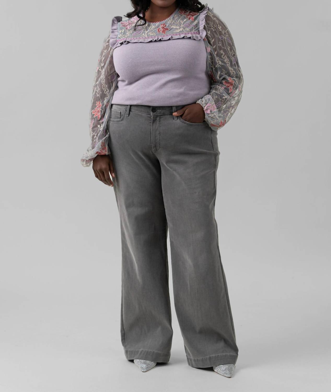 -Bl^Nk- - Elline Knitted Top - Plus