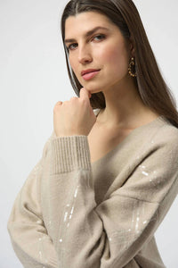 Joseph Ribkoff - Knit Pullover With Sequins