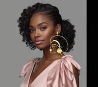 Laka Luka - Women's African Oversized Statement Earrings