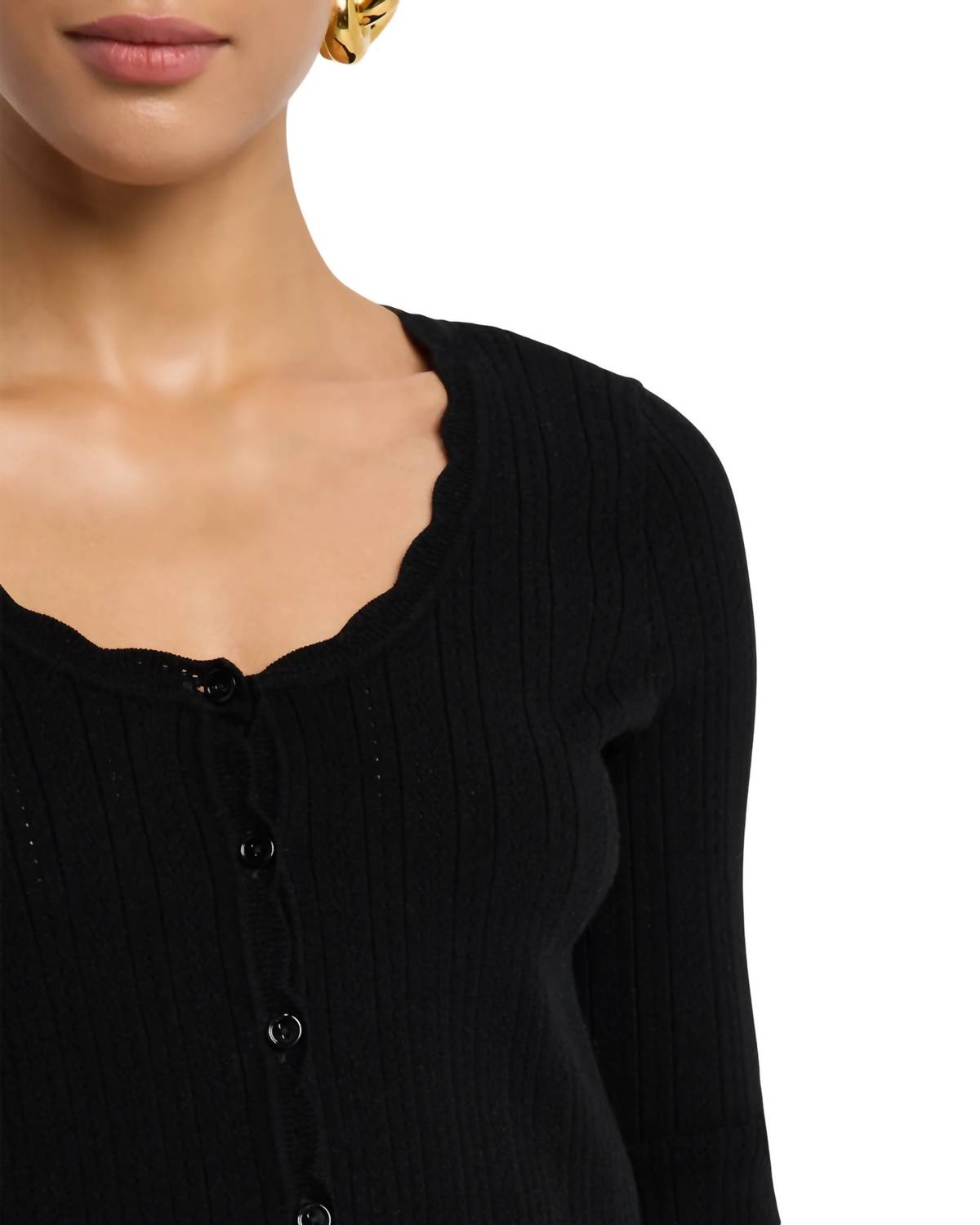 Loveshackfancy - Martti Stretch Pointelle Cardigan