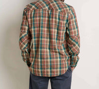 TOAD&CO Ranchero Long Sleeve Shirt in beige - men's shirt - detail view