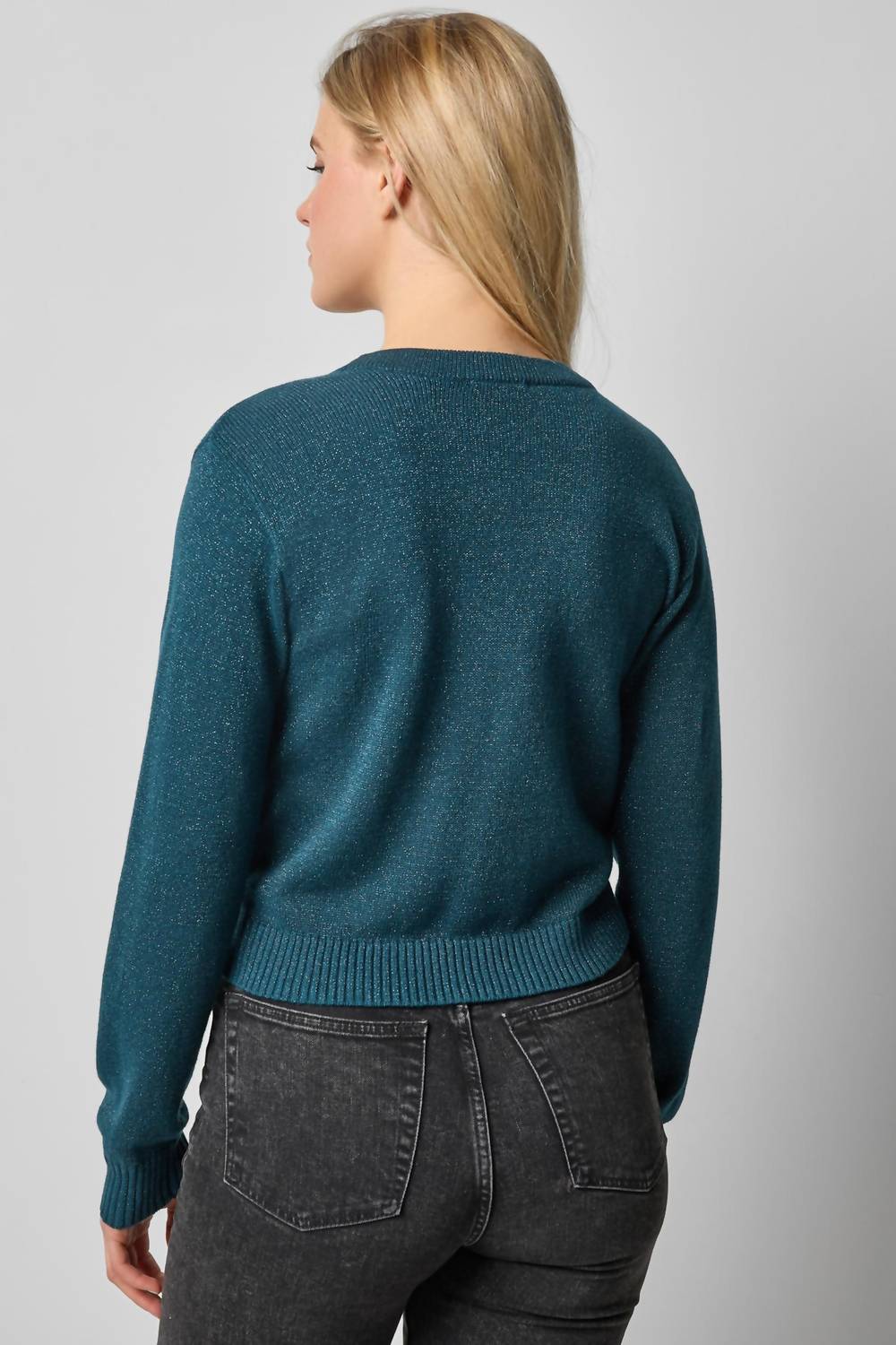 Lilla P - V-neck Sparkle Cardigan