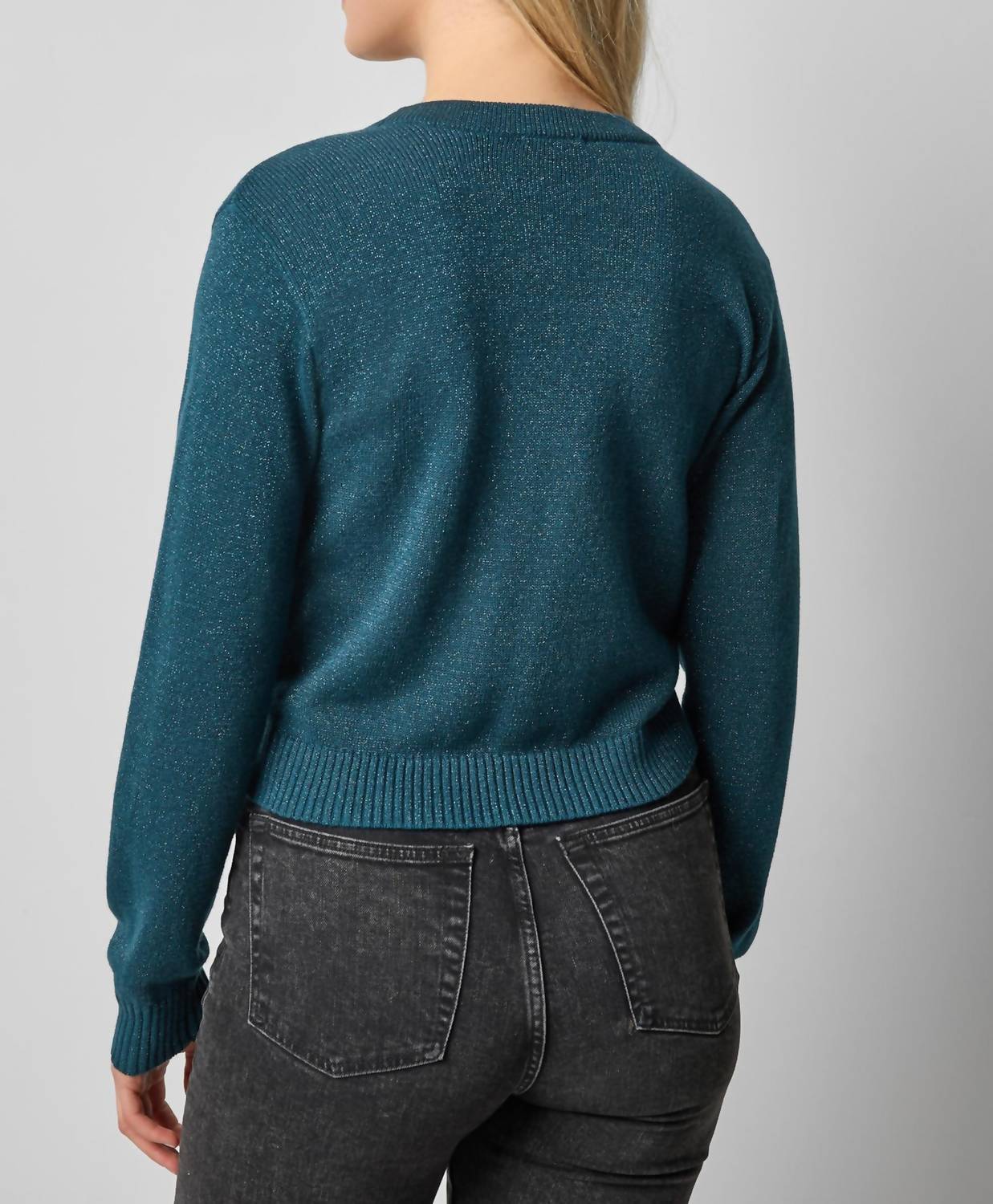 Lilla P - V-neck Sparkle Cardigan