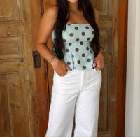 Tic Toc - The Macchiato Strapless Top