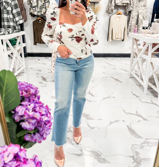 Lucy Paris - Women's She's So Elegant Long Sleeve Top