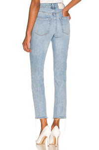 Grlfrnd - Karolina High Rise Straight Crop Jeans