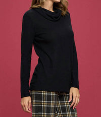 Renee C - Turtleneck Tunic Top