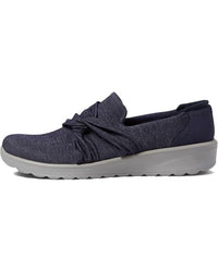 Bzees Women's Glimmer Shoes in navy blue - women's sneaker - detail view