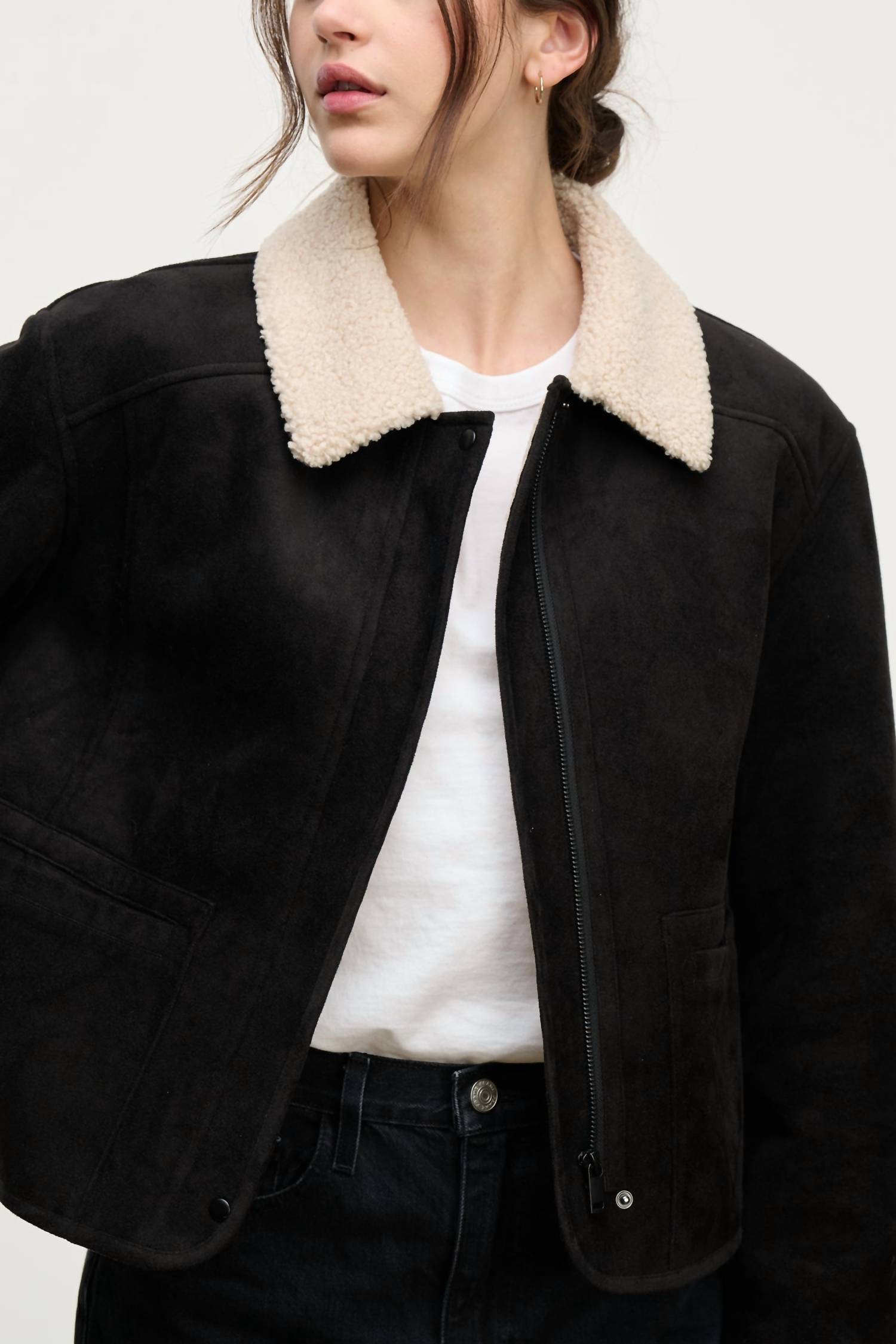 Velvet By Graham & Spencer - Juno Sherpa Zip Jacket