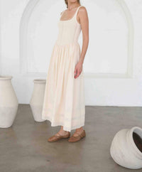 Moon River - Pointelle Maxi Dress