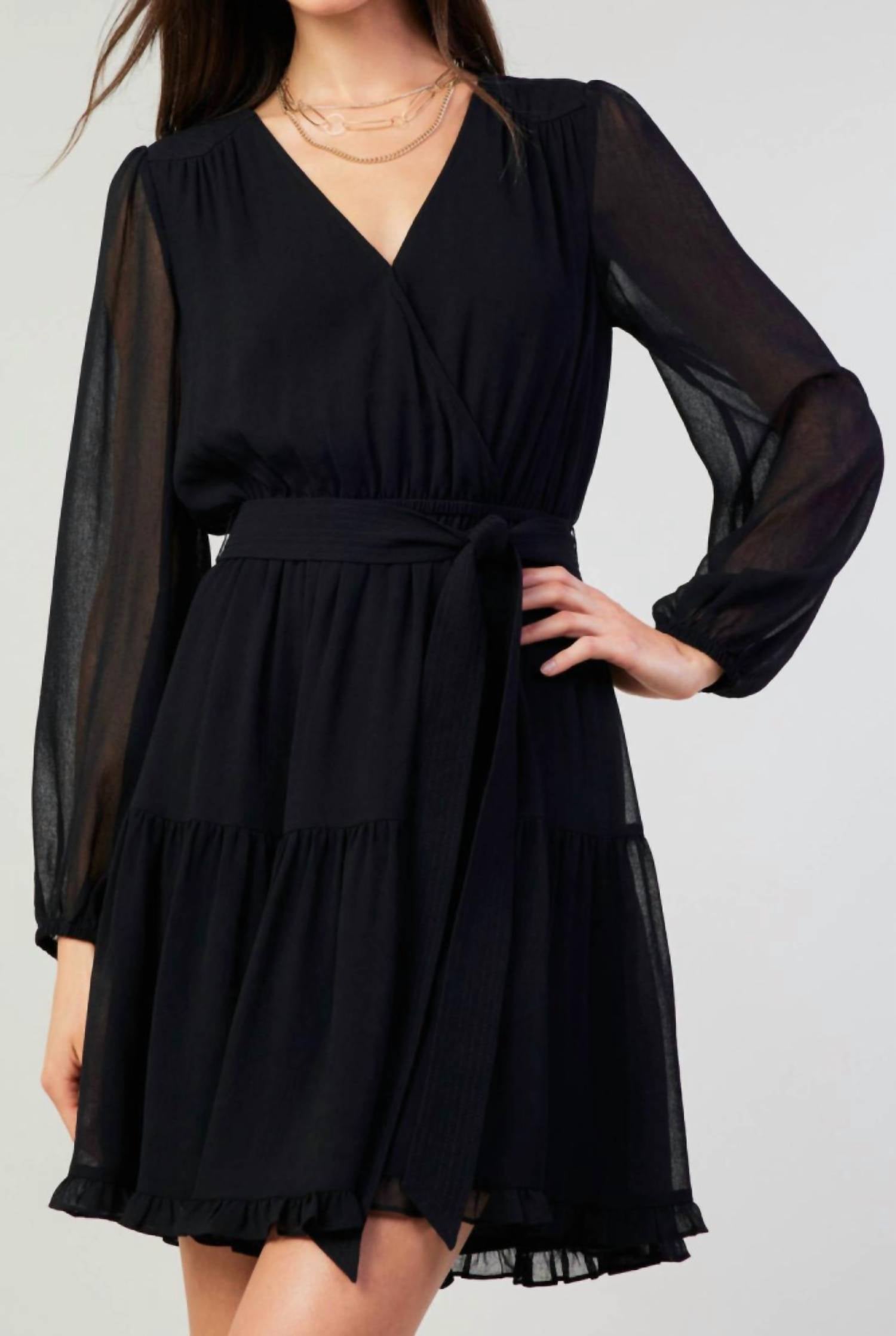 Current Air - Long Sleeve Surplus Mini Dress