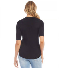 Karen Kane - Brissa Short Sleeve Ribbed Sweater