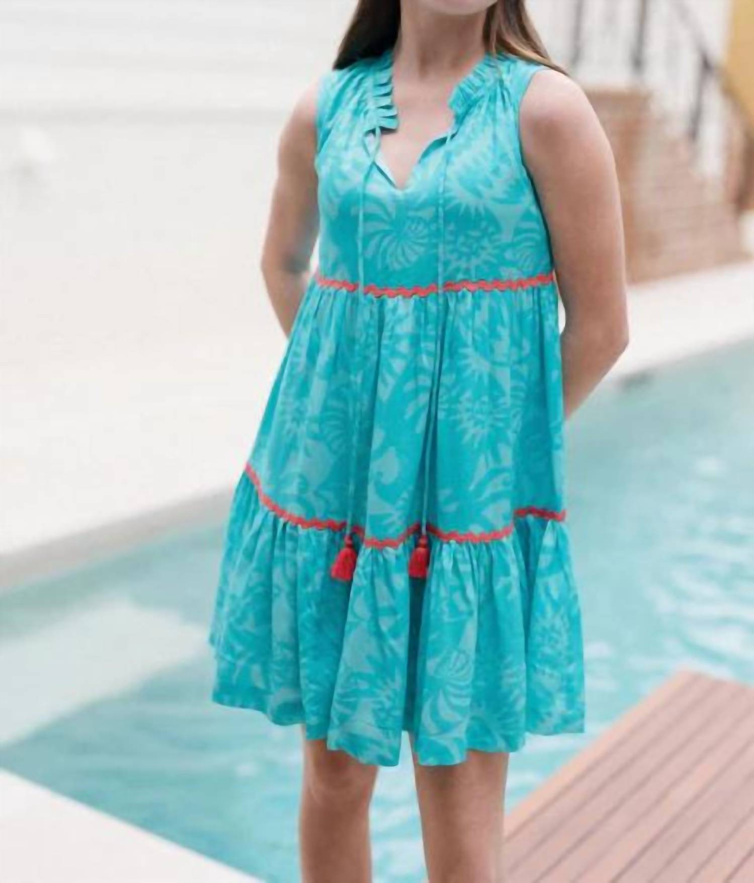 Briton Court - Ricrac Sleeveless Dress