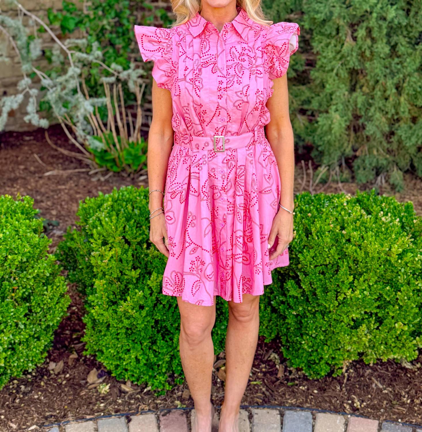 Entro - Belted Mini Dress