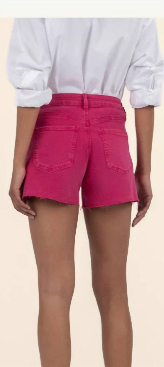 Kut From The Kloth - Jane High Rise Shorts With Raw Hem