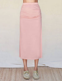 Sundry - Women's Ruched Midi Skirt