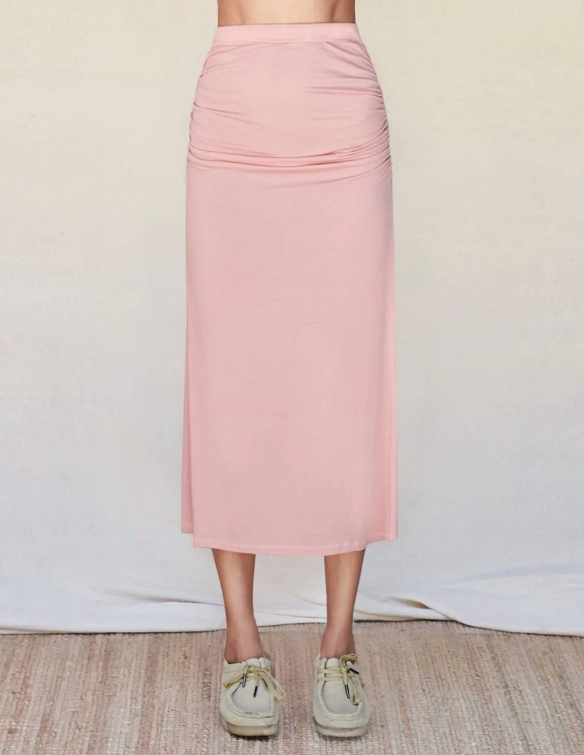 Sundry - Women's Ruched Midi Skirt