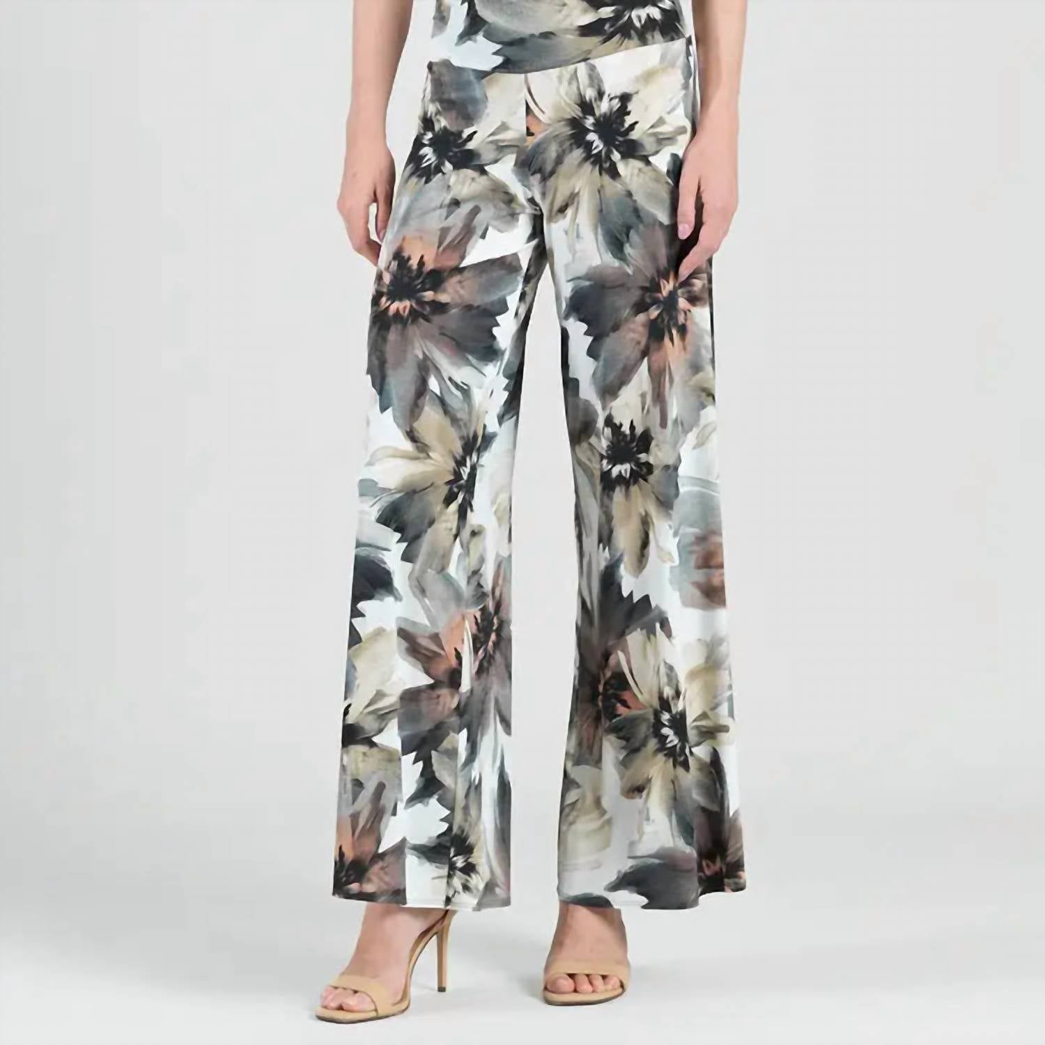 Clara Sunwoo - Floral Print Soft Palazzo Pants