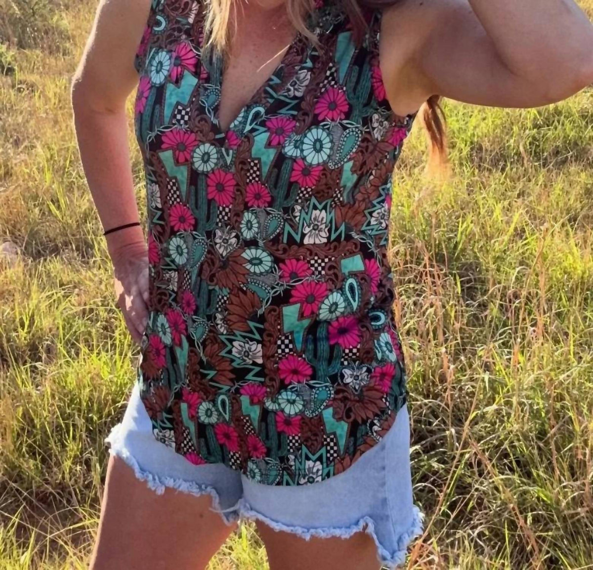 Sterling Kreek - Petal Tattoo Tank