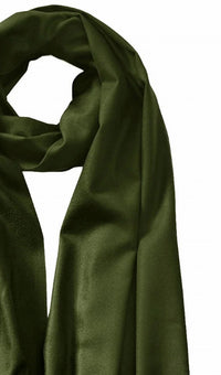 Made By Johnny - Women's Large Silky Cashmere Scarf