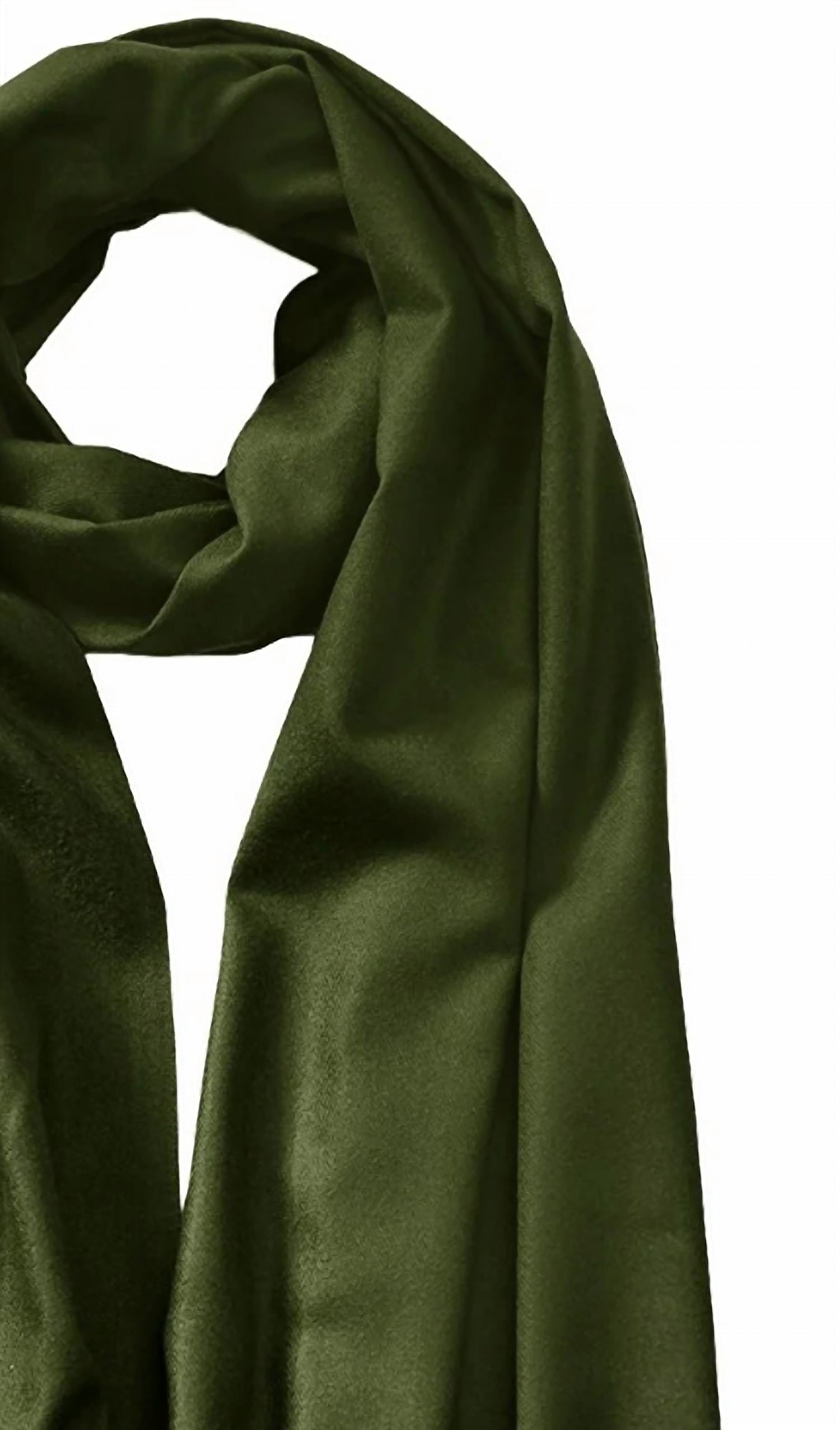 Made By Johnny - Women's Large Silky Cashmere Scarf