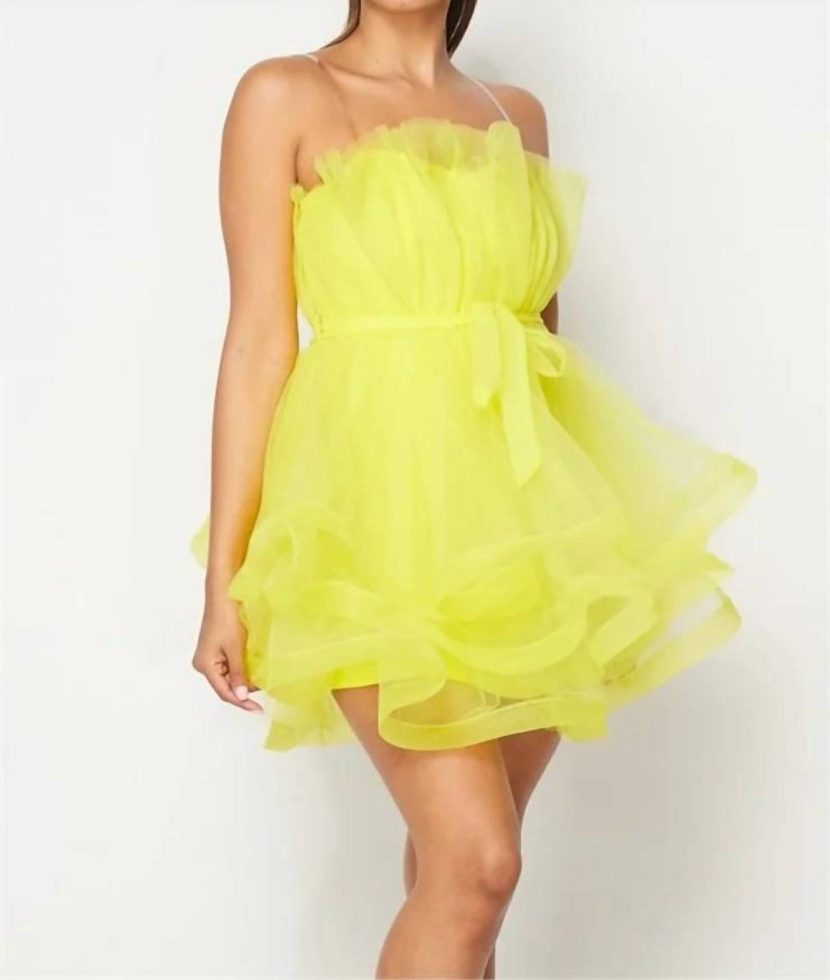 Hot & Delicious - Yassie Party Favor Tulle Mesh Dress