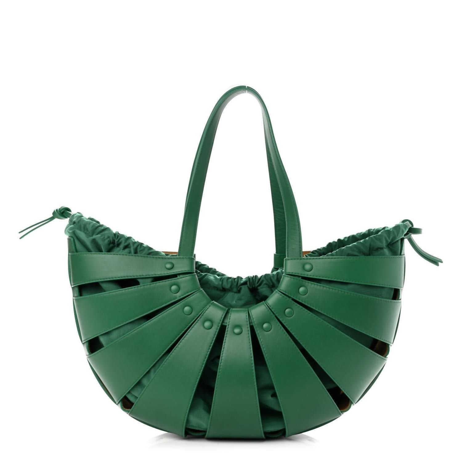 Bottega Veneta - Women's French Calfskin Shell Shoulder Bag