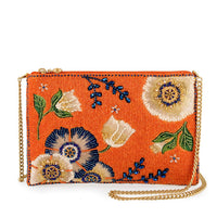 Mary Frances - Women's Wild Abandon Beaded Floral Mini Crossbody Bag