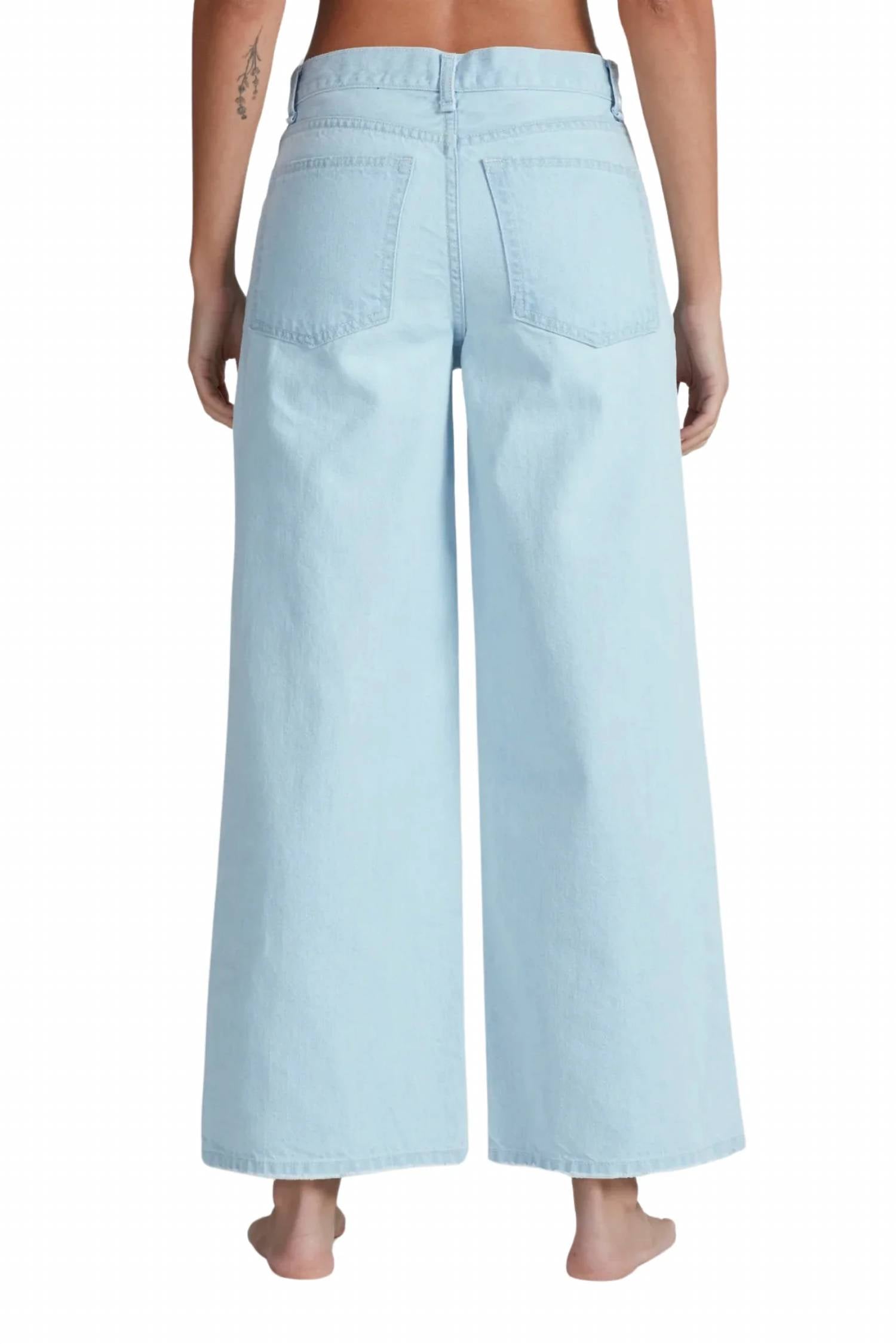 Askk Ny - Crop Atomic Wide Leg Jeans
