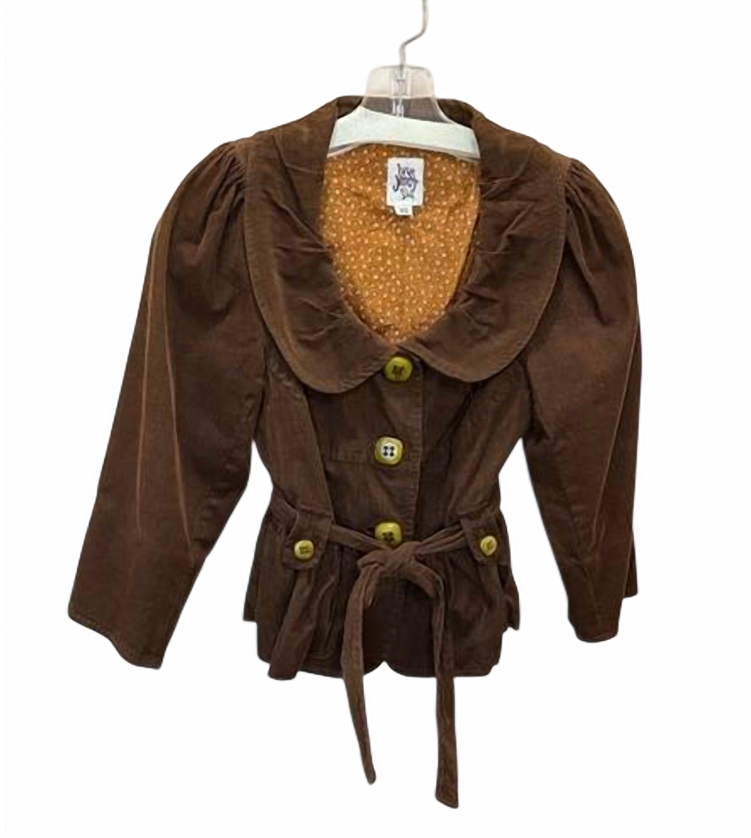Ivy Jane - Women Belted Corduroy Jacket
