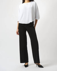 Joseph Ribkoff - Soft Twill 3/4 Sleeve Boxy Top