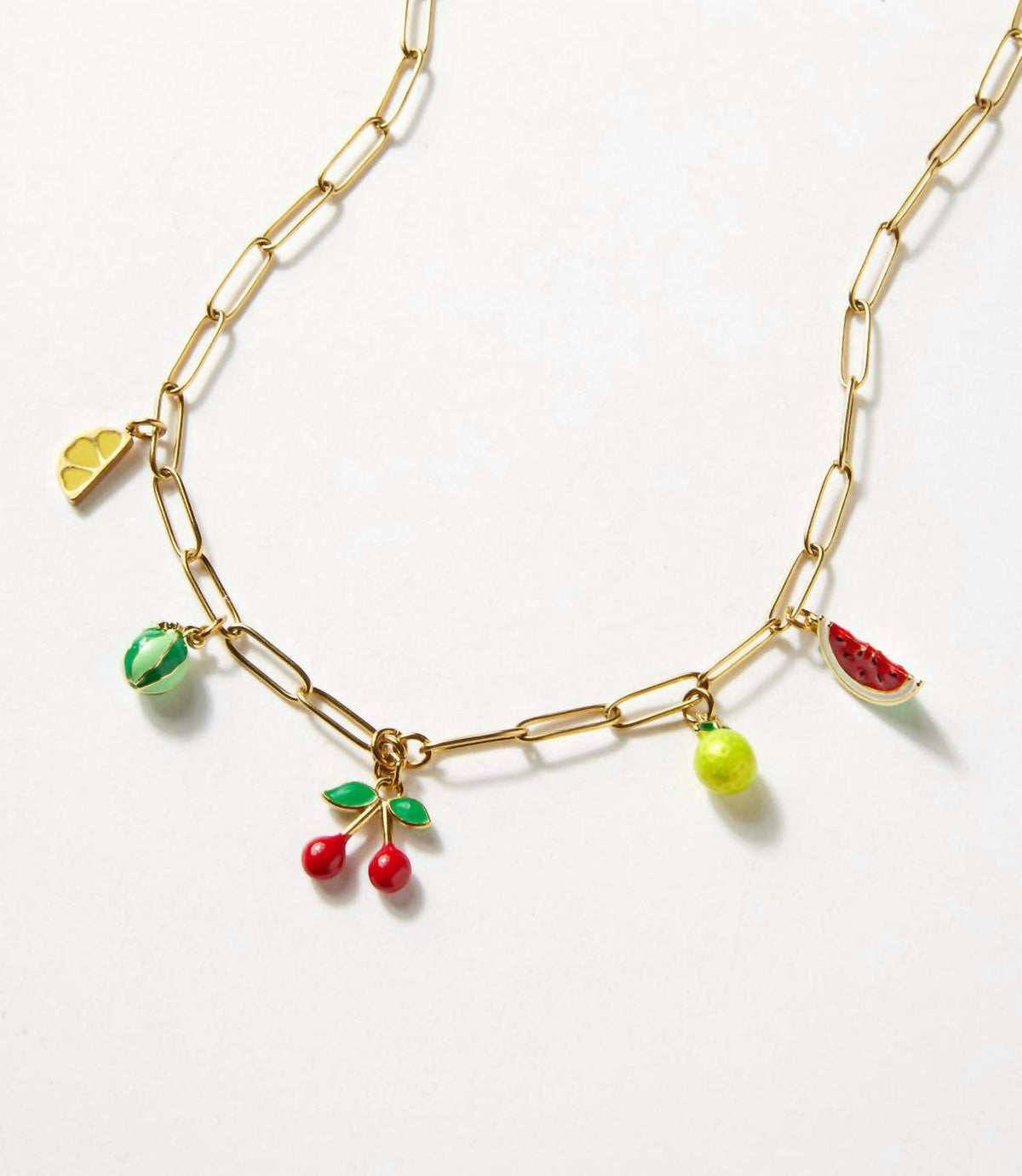 Farrah B Jewelry - Women's Fruit Charm Necklace