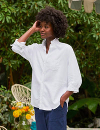 Frank & Eileen - Ruffle Collar Button Up Shirt