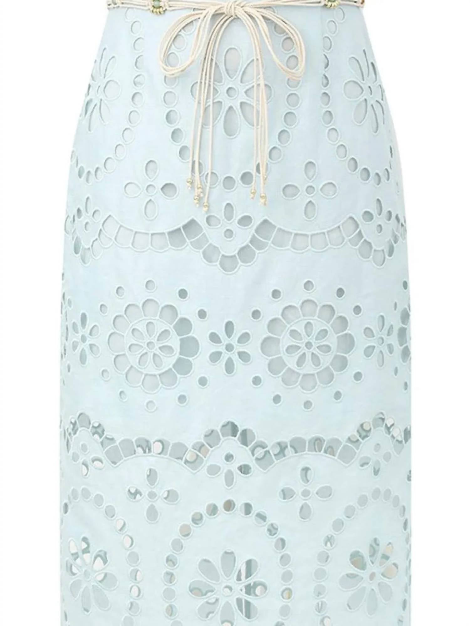 Zimmermann - Awaken Embroidered Skirt