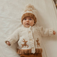 Huggalugs - Oh Deer Cardigan Sweater