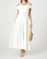 French Connection - Fluid Rayon Midi Dress