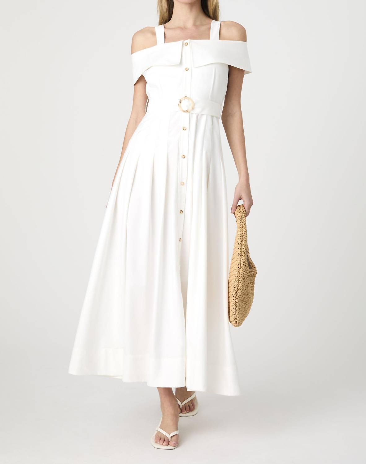 French Connection - Fluid Rayon Midi Dress