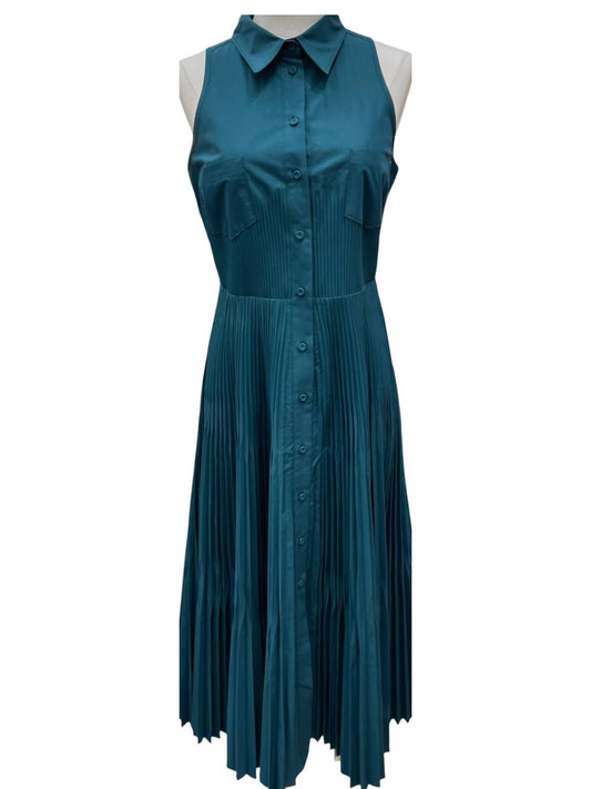 Beatrice .B - Women's Pleated Cotton Poplin Dress