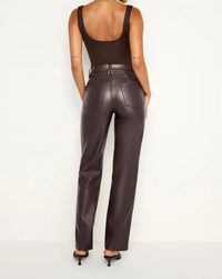 Good American - Icon Faux Leather Pants