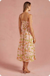 Strut & Bolt - Parisian Tulip Floral Midi Dress