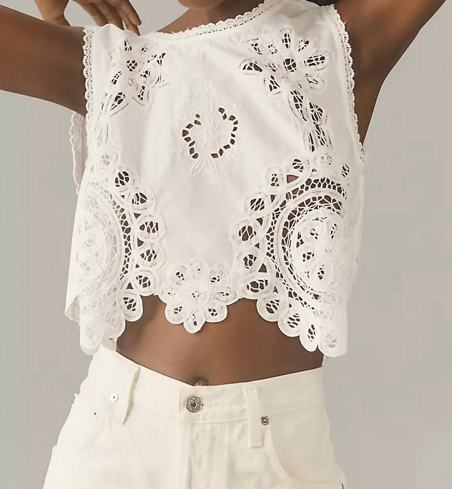 Hunter Bell - Francesca Cropped Top