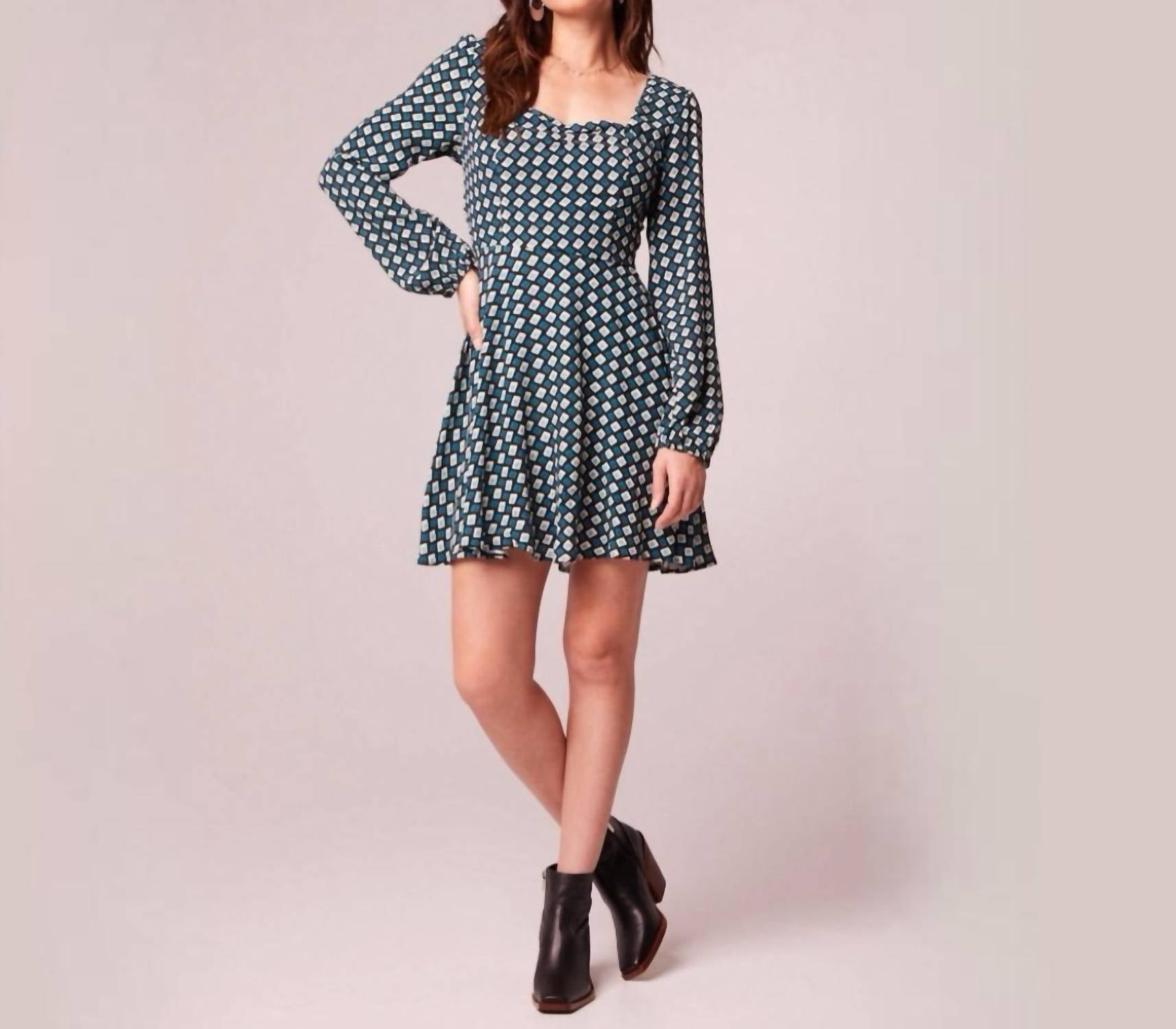 Band Of The Free - Genevieve Diamond Mini Dress