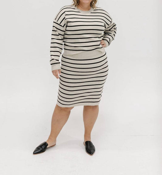Mikarose - Ivanna Sweater And Pencil Skirt Set - Plus