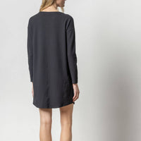 Lilla P - Seamed Boatneck Dress
