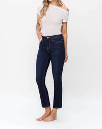 Vervet By Flying Monkey - High Rise Ankle Slim Straight Jeans